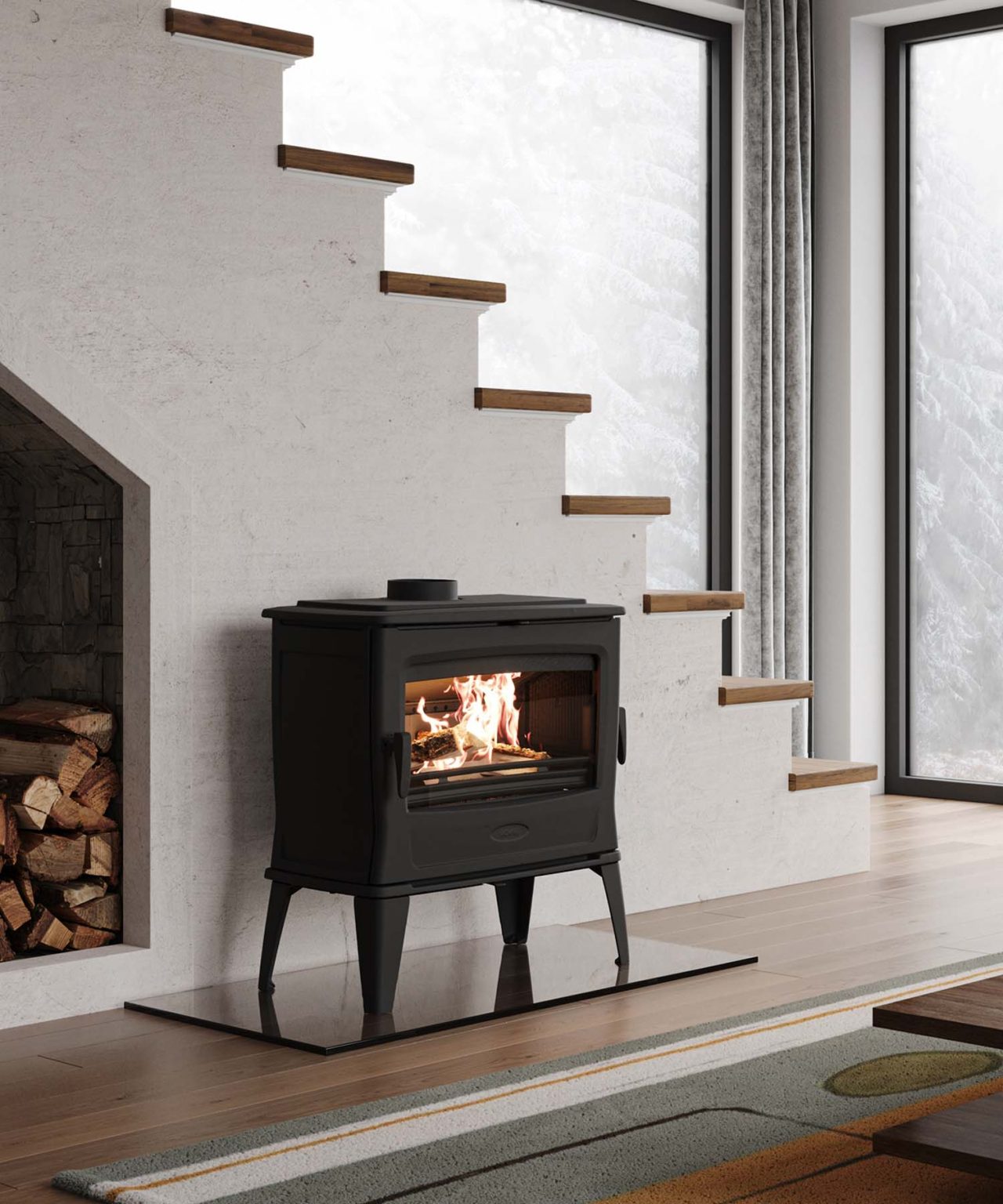 Houtkachel - Dovre Tai 55WD